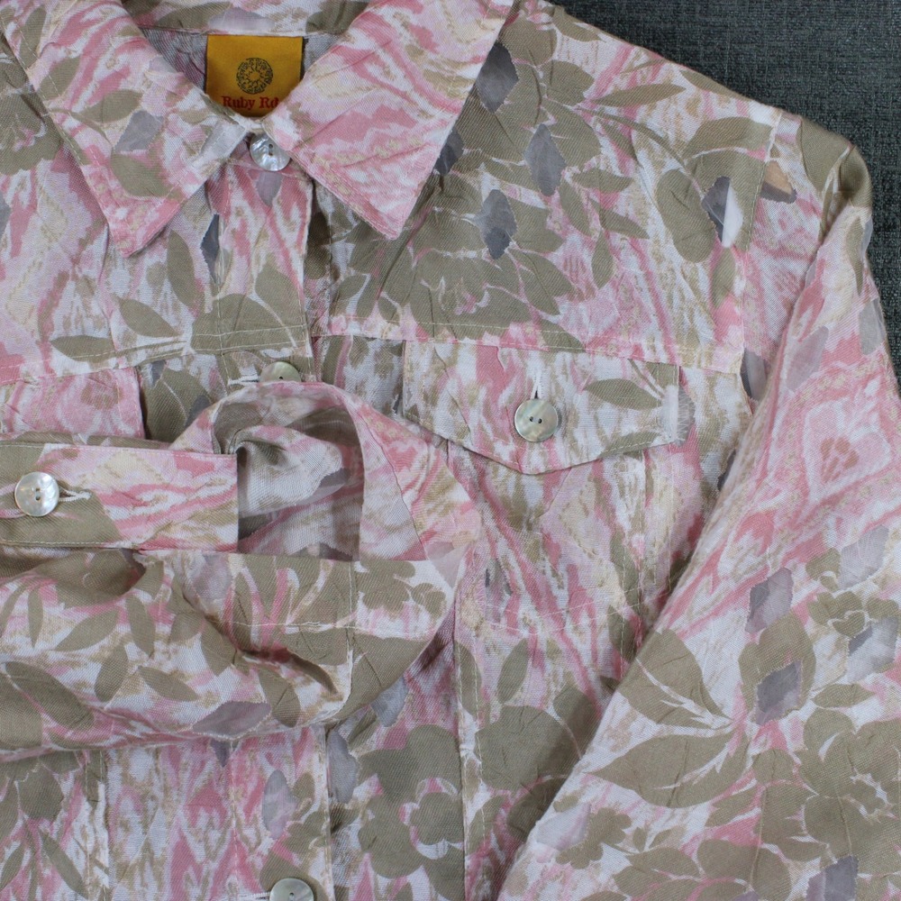 Ruby Rd Women's Button Up Jacket - Picture 4 of 12